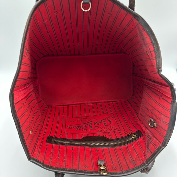 2010 Authentic Louis Vuitton Damier Ebene Neverfull MM Tote - Picture 16 of 16